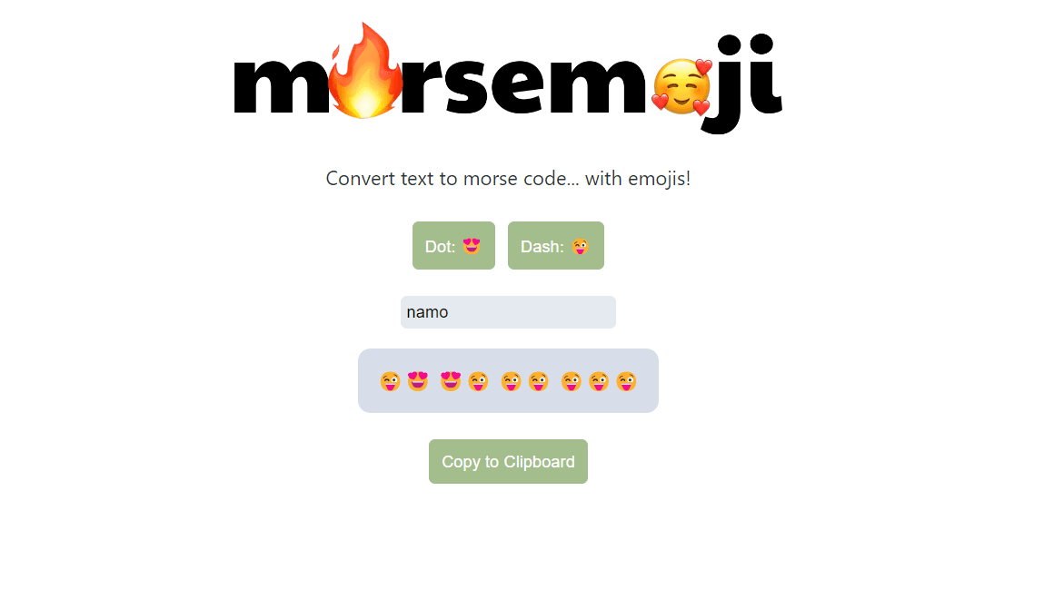 MorseEmoji